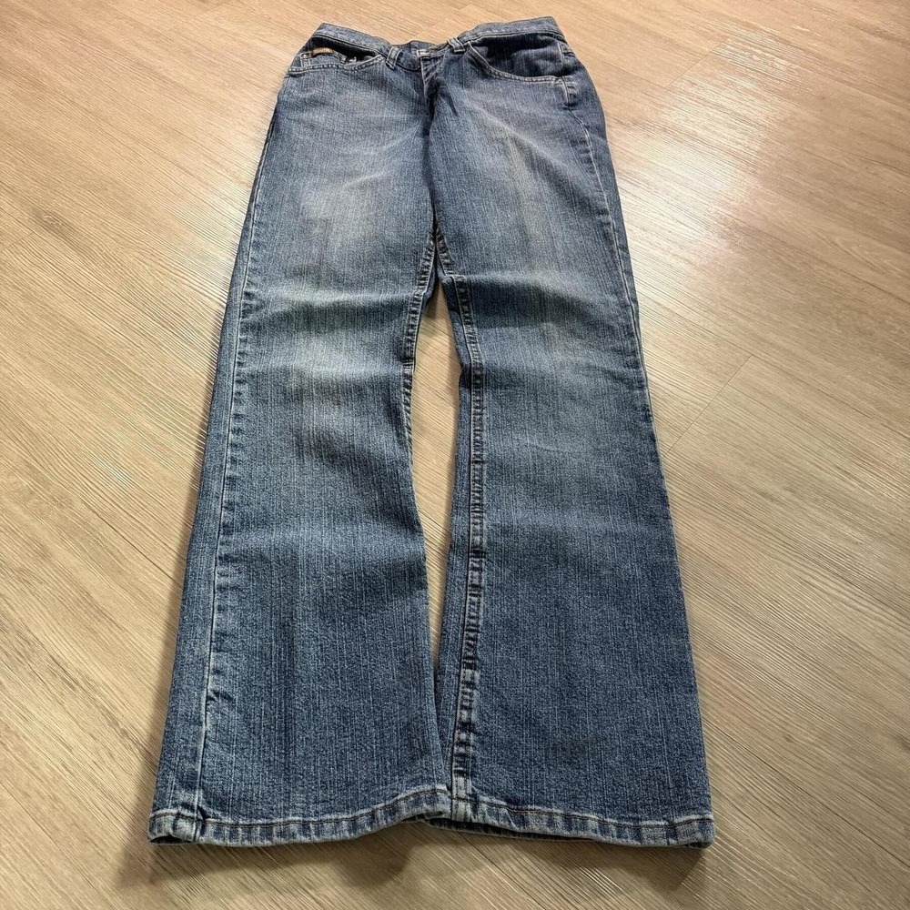 25x32 Blue Bootcut Flared Jeans Y2K Indie